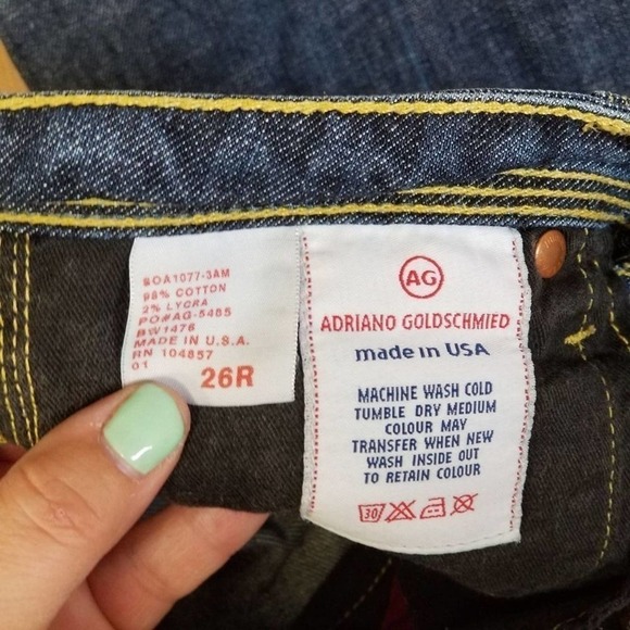 AG Adriano Goldschmied "The Merlot" Bootcut Medium Wash Denim Low Rise Jeans 26 - Picture 6 of 6